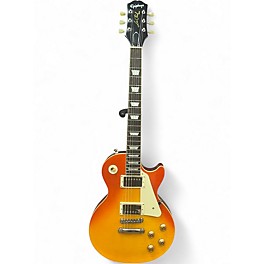Used Epiphone 60S Reissue Les Paul Inspired by Gibson Sunrise Tea Burst Solid Body Electric Guitar