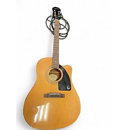 Used Epiphone AJ100CE Natural Acoustic Electric Guitar