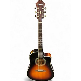 Used Epiphone AJ40TLC 2 Color Sunburst Acoustic Guitar