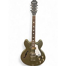 Used Epiphone CASINO WORN Olive Hollow Body Electric Guitar