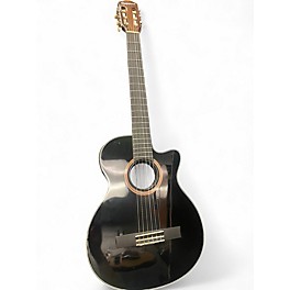 Used Epiphone CEC COUPE Black Classical Acoustic Electric Guitar