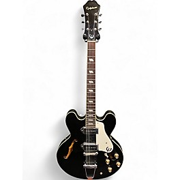 Used Epiphone Casino EB Ebony Hollow Body Electric Guitar
