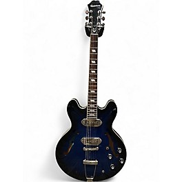 Used Epiphone Casino Gary Clark Jr. Blak and Blu Hollow Body Electric Guitar