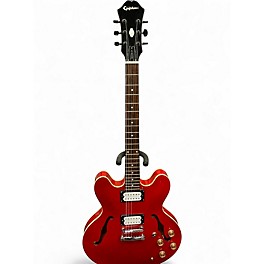 Used Epiphone DOT CH Candy Apple Red Hollow Body Electric Guitar