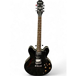 Used Epiphone Dot Black Hollow Body Electric Guitar