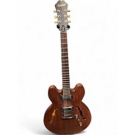 Used Epiphone Dot Studio Worn Brown Hollow Body Electric Guitar