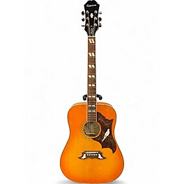 Used Epiphone Dove 2 Tone Sunburst Acoustic Guitar