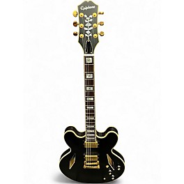 Used Epiphone EMILY WOLFE SHERATON BLACK Hollow Body Electric Guitar