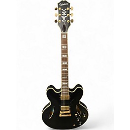 Used Epiphone EMILY WOLFE SHERATON Black Hollow Body Electric Guitar