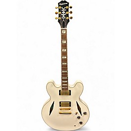 Used Epiphone EMILY WOLFE SHERATON Classic White Hollow Body Electric Guitar