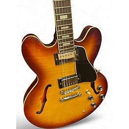 Used Epiphone ES335 3 Color Sunburst Hollow Body Electric Guitar