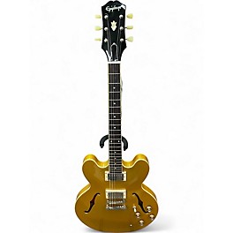 Used Epiphone ES335 Gold Hollow Body Electric Guitar