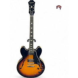 Used Epiphone ES335 Pro 2 Color Sunburst Hollow Body Electric Guitar