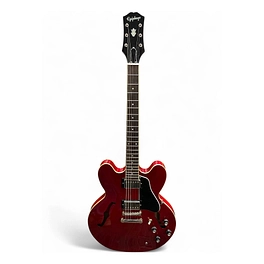 Used Epiphone ES335 Red Hollow Body Electric Guitar