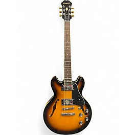 Used Epiphone ES339 Vintage Sunburst Hollow Body Electric Guitar