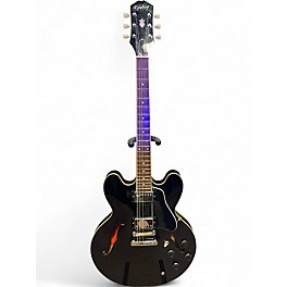 Used Epiphone ES355 Ebony Hollow Body Electric Guitar