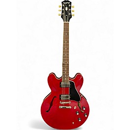 Used Epiphone ES355 Trans Red Hollow Body Electric Guitar