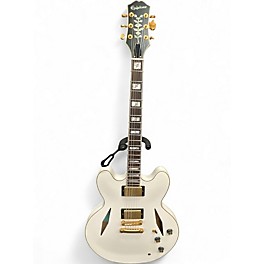 Used Epiphone Emily Wolfe "White Wolfe" Sheraton Bone White Hollow Body Electric Guitar