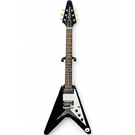 Used Epiphone FLYING V Black Solid Body Electric Guitar