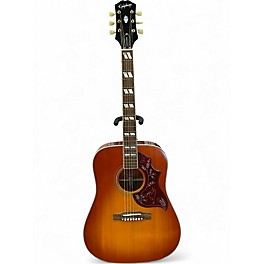 Used Epiphone Hummingbird Honey Burst Acoustic Guitar