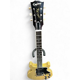 Used Epiphone INSPIRED BY GIBSON 1960 LES PAUL DOUBLE CUT TV Yellow Solid Body Electric Guitar