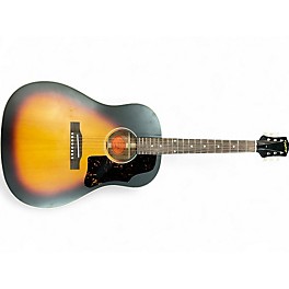 Used Epiphone Inspired by Gibson J45 Sunburst Acoustic Electric Guitar