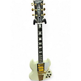 Used Epiphone Inspired by Gibson SG Custom Classic White Solid Body Electric Guitar