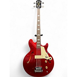 Used Epiphone Jack Casady Signature Red Electric Bass Guitar