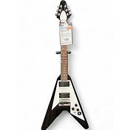 Used Epiphone KIRK HAMMETT FLYING V Black Solid Body Electric Guitar