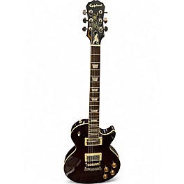 Used Epiphone LES PAUL 1960 TRIBUTE PLUS Black Cherry Solid Body Electric Guitar