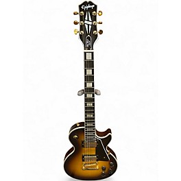 Used Epiphone LES PAUL CUSTOM FIGURED TRI BURST Solid Body Electric Guitar