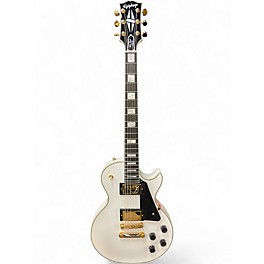 Used Epiphone LES PAUL CUSTOM INSPIRED BY GIBSON Alpine White Solid Body Electric Guitar