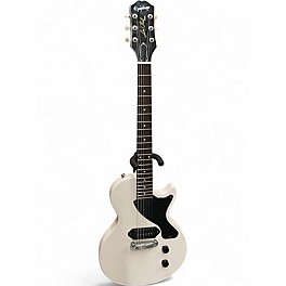 Used Epiphone LES PAUL JUNIOR BILLIE JOE White Solid Body Electric Guitar