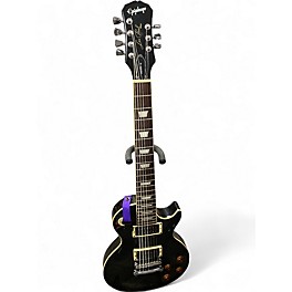 Used Epiphone LES PAUL STANDARD 7 STRING EBONY BURST Solid Body Electric Guitar