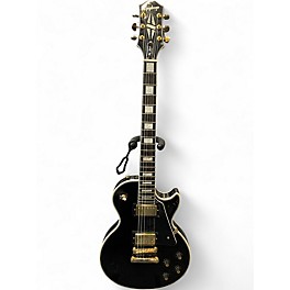 Used Epiphone Les Paul Custom Black Solid Body Electric Guitar