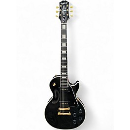Used Epiphone Les Paul Custom Black Solid Body Electric Guitar