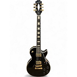Used Epiphone Les Paul Custom Black Solid Body Electric Guitar