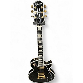Used Epiphone Les Paul Custom Black Solid Body Electric Guitar