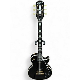 Used Epiphone Les Paul Custom P90 EILPCP9EMGH3 Ebony Solid Body Electric Guitar