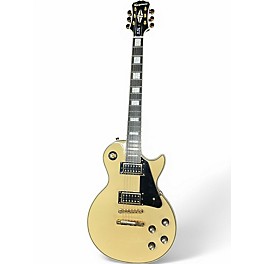 Used Epiphone Les Paul Custom Pro Cream Solid Body Electric Guitar