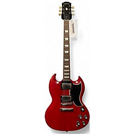 Used Epiphone Les Paul Custom SG Red Solid Body Electric Guitar