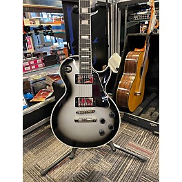 Used Epiphone Les Paul Custom SILVER BURST Solid Body Electric Guitar