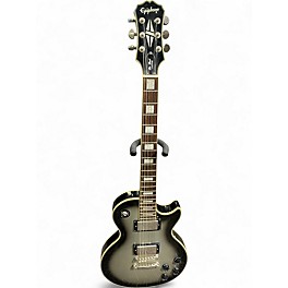 Used Epiphone Les Paul Custom Silverburst Solid Body Electric Guitar