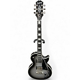 Used Epiphone Les Paul Custom Silverburst Solid Body Electric Guitar