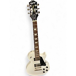Used Epiphone Les Paul Custom WHITE Solid Body Electric Guitar