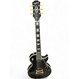 Used Epiphone Les Paul CustomP90 Black Solid Body Electric Guitar