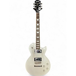 Used Epiphone Les Paul Muse White Sparkle Solid Body Electric Guitar
