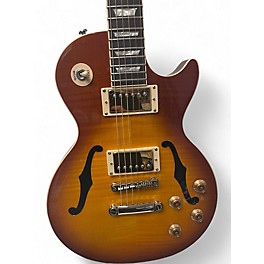 Used Epiphone Les Paul Standard Florentine Pro Cherry Burst Hollow Body Electric Guitar