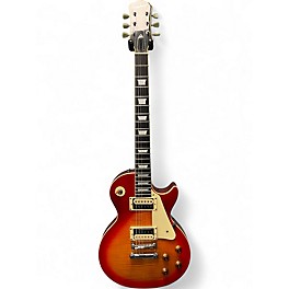 Used Epiphone Les Paul Standard Plus Cherry Sunburst Solid Body Electric Guitar
