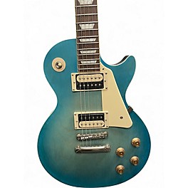Used Epiphone Les Paul Traditional Pro IV worn blue Solid Body Electric Guitar